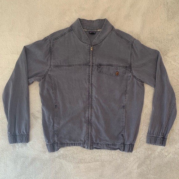 Patagonia Lightweight Dusty Blue Vintage Cotton Jacket - Picture 9 of 16
